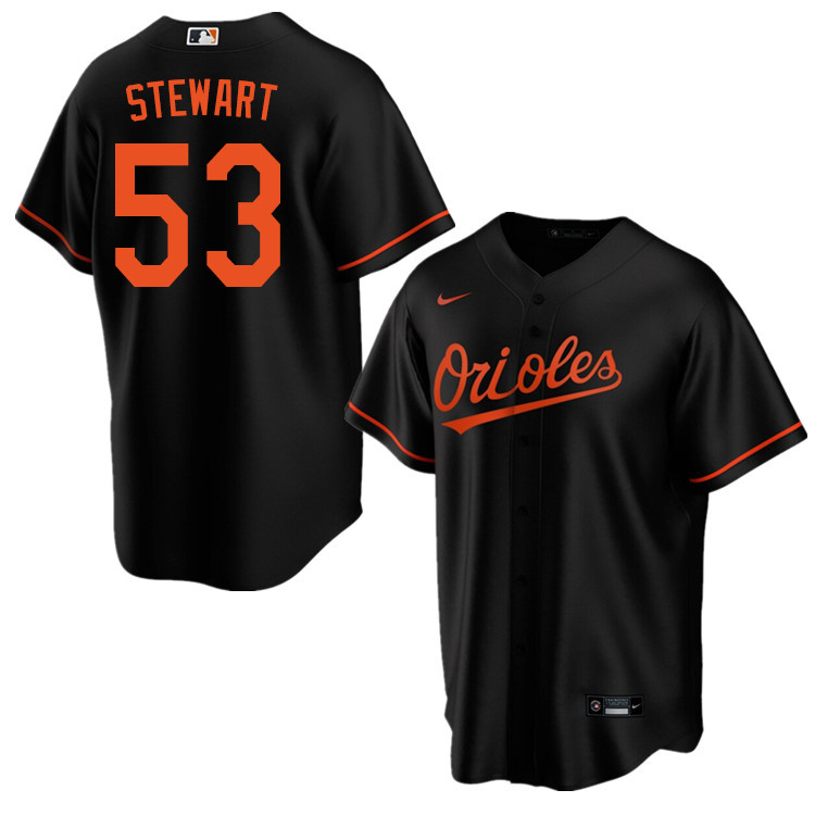 Nike Men #53 Kohl Stewart Baltimore Orioles Baseball Jerseys Sale-Black